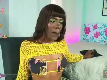 ebonyhansnight — Follow me and prepare for a very horny show  #ebony #trans #cum #lovense #slim #lovense #cum #ebony