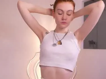 kiraninetails — let's have some fun // GOAL: hi guys [15 tokens left] #longhair #longnails #piercing #redhead #skinny
